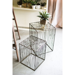 Maisie Wire Woodgrain 2 Piece Nesting ..