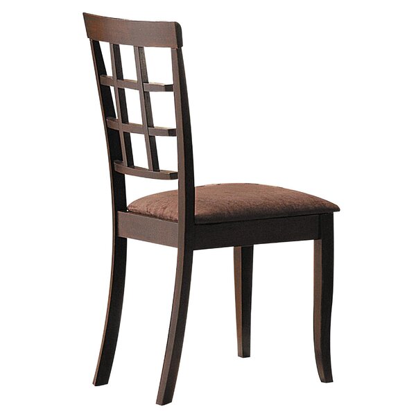Malcom Solid Wood Side Chair In Brown (Set Of 2) By Winston Porter