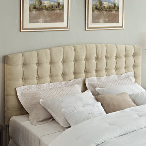 Malvern King Upholstered Panel Headboard by Alcott Hill