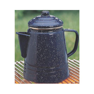 Percolator 9 Cup Enameware Coffee Maker Percolator 9 Cup Enameware Coffee Maker