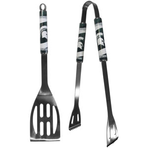 NCAA 2 Piece Stainless Steel BBQ Grilling Tool Set