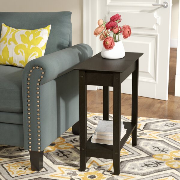 Haines Tray Top End Table With Storage By Andover Mills