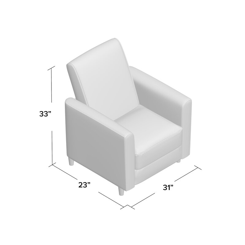 Andover Mills Solid Armchair & Reviews | Wayfair