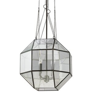 Furrow 4-Light Geometric Pendant