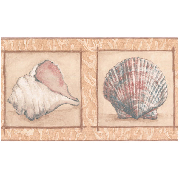 York Wallcoverings Star Fish Seashell 15 L X 7 W Wallpaper