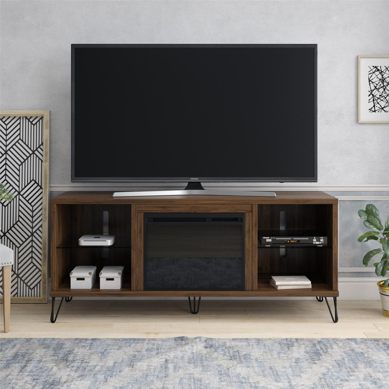 Concord Tv Stand For Tvs Up To 70 Inches With Electric Fireplace