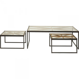 3-tlg. Couchtisch-Set Beam von KARE Design