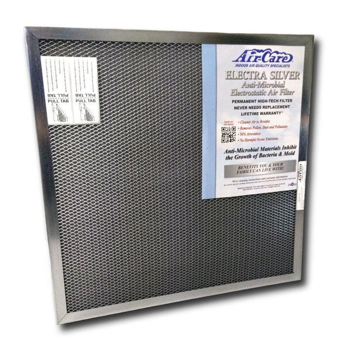 14/"x 24/"x 1/" Rigid Washable Cut to Fit AC Furnace Air Filter 2pack