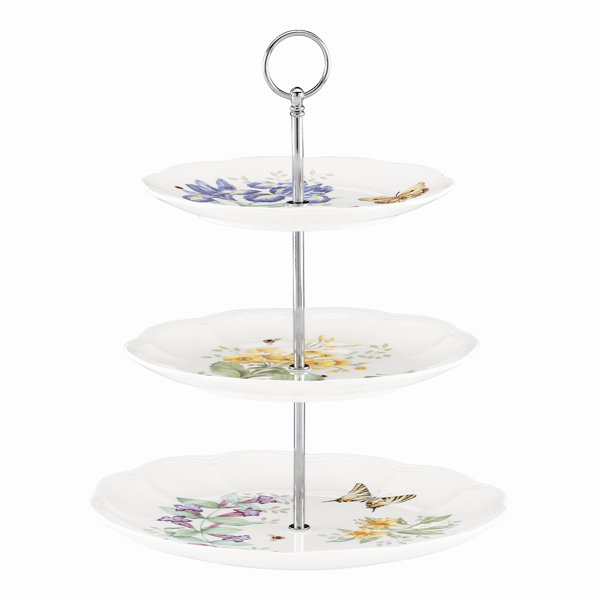 Butterfly Meadow Tiered Stand by Lenox