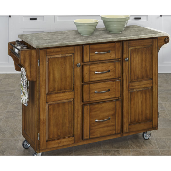 Create-a-Cart Kitchen Island With Concrete Top By Home Styles #2