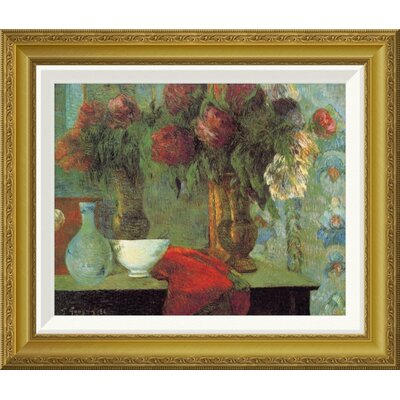 'The White Bowl' by Paul Gauguin Framed Painting Print Global Gallery Size: 18.8