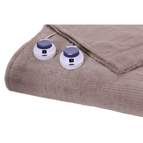 Soft Heat Triple Rib Electric Heated Warming Blanket by Perfect Fit Industries