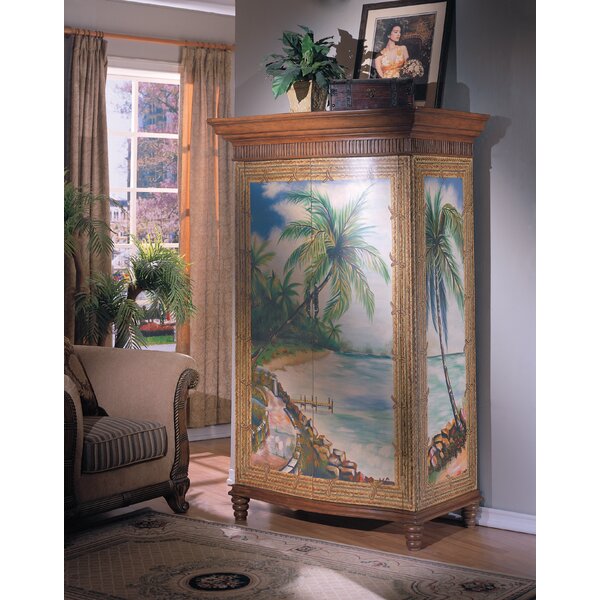 Spigner Hand-Painted TV-Armoire By Bay Isle Home