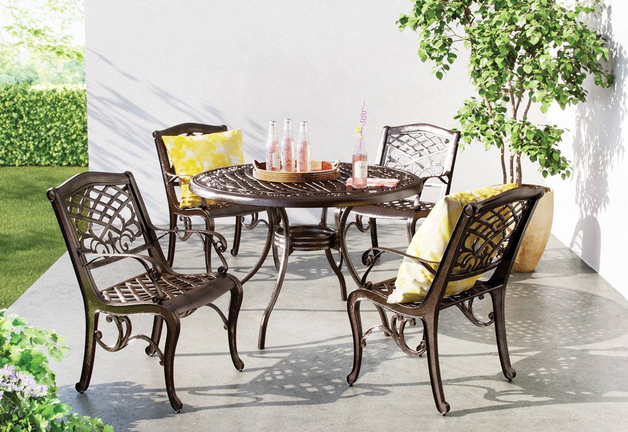 metal patio dining set