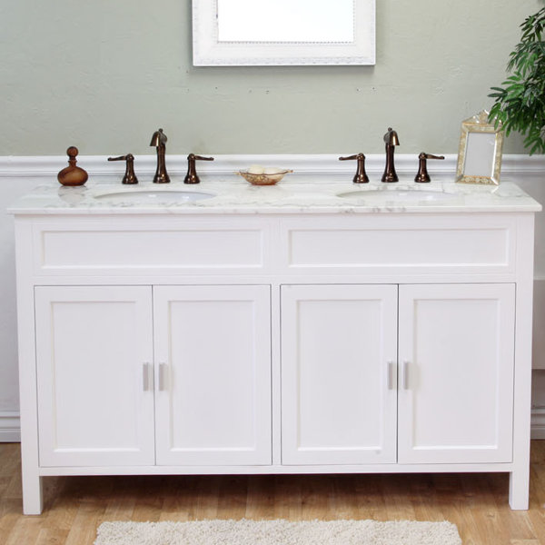 Jameson 60 Double Bathroom Vanity Set by Bellaterra Home