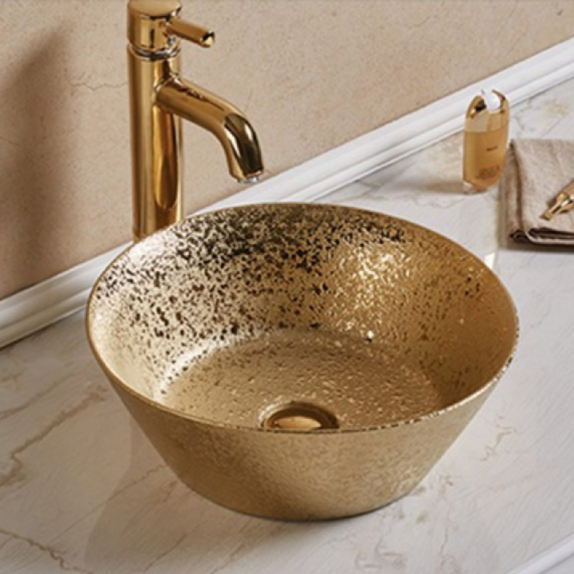 American Imaginations Above Counter Ceramic Circular Vessel American Imaginations Above Counter