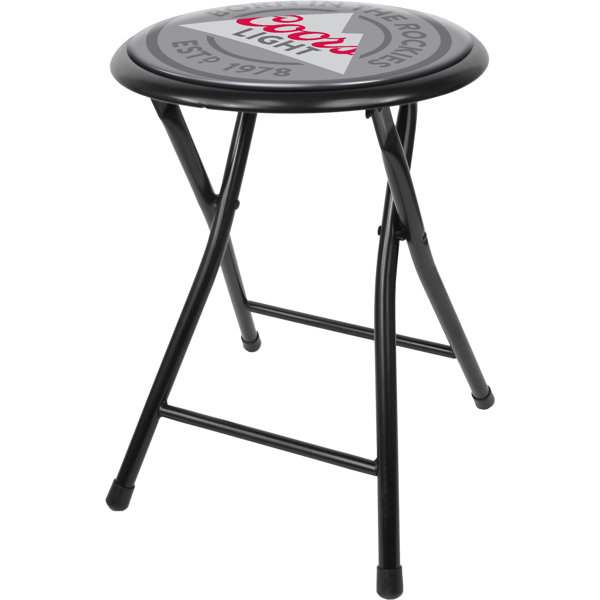 Cushioned Folding Stool by Miller Coors