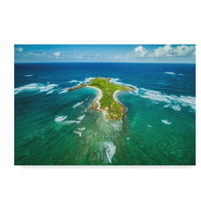 'Laie Sanctuary' Graphic Art Print on Wrapped Canvas Bay Isle Home™ Size: 22