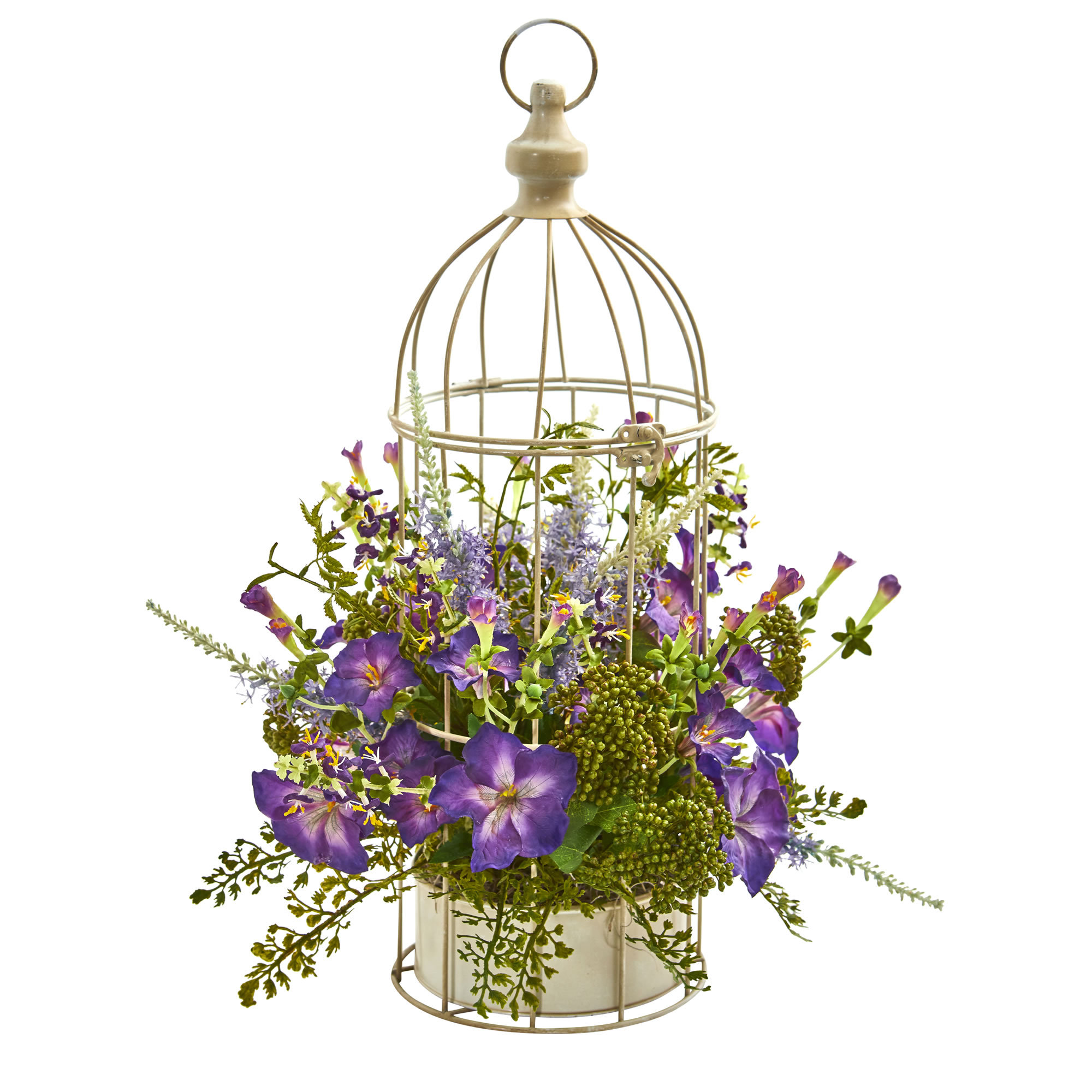 Ophelia Co Artificial Morning Glory Centerpiece In Decorative