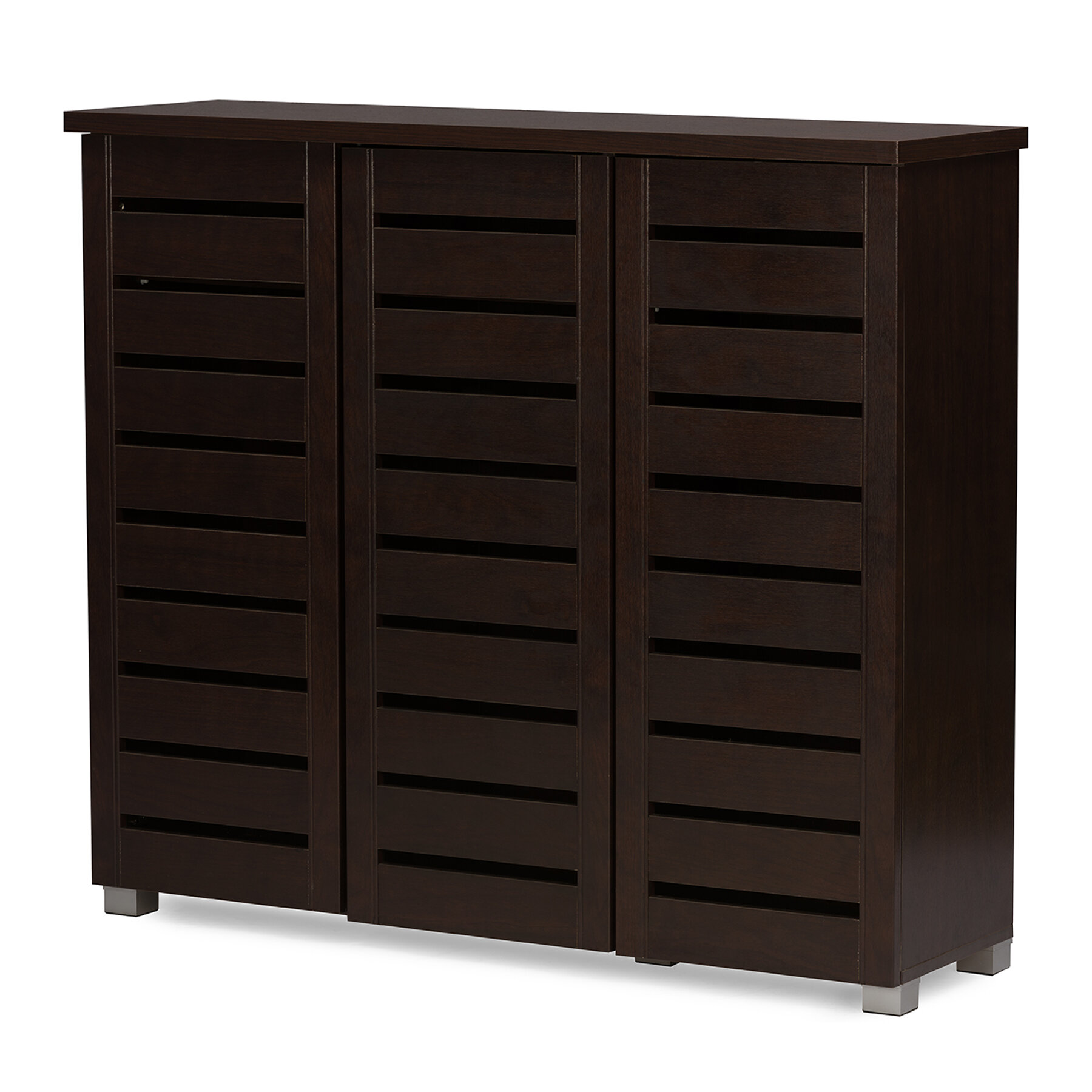 Slatted 20 Pair Shoe Storage Cabinet Reviews Joss Main