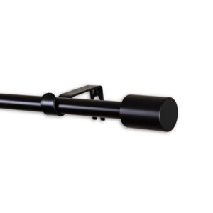 Single Curtain Rod and Hardware Set