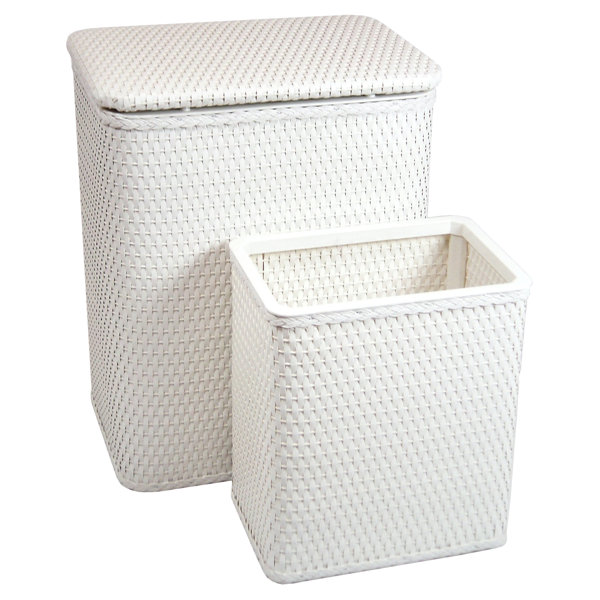 Redmon for Kids Chelsea Nursery Laundry Hamper and Waste Basket Set