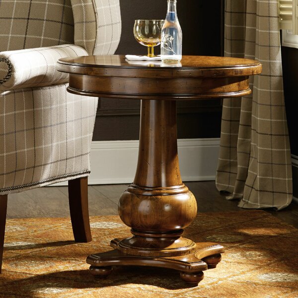 Mcmurry Pedestal End Table By Canora Grey
