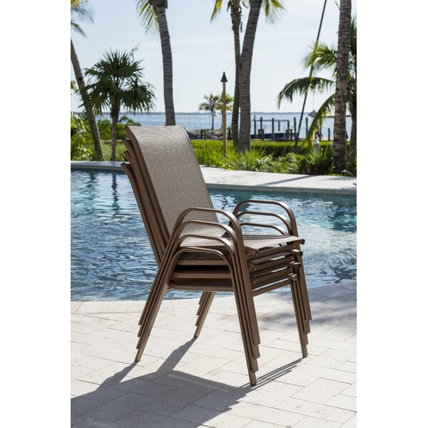 Café Stacking Patio Dining Chair (Set of 4) by Panama Jack Outdoor