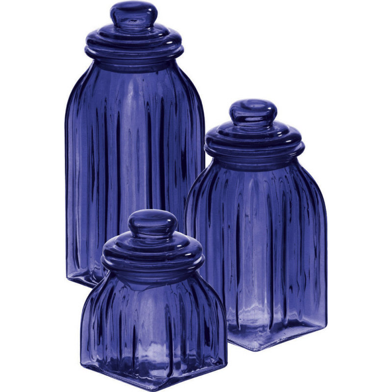 Winston Porter Glass Kitchen Canister Set Reviews Wayfair Ca