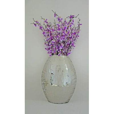 Silver 19 Stainless Steel Table Vase Dakota Fields