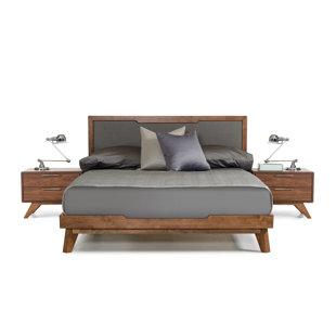 Modern Platform Beds Allmodern Hali Upholstered Platform Bed
