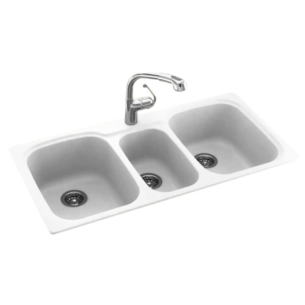 Swan Surfaces Swanstone Kitchen Sinks 44 L X 22 W Drop In