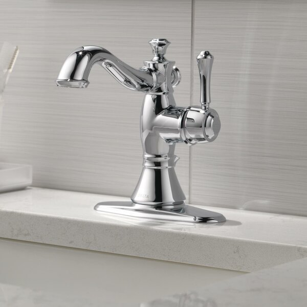 Cassidy® Single Hole Bathroom Faucet with Drain Assembly by Delta