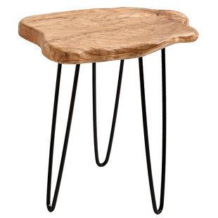 Modern Side End Tables Allmodern Cedar Wood End Table