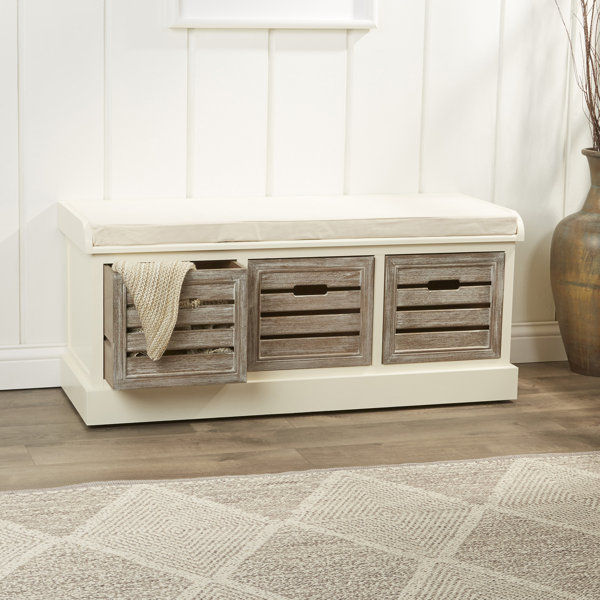 Sonderborg Wood Storage Bench by Laurel Foundry Mo