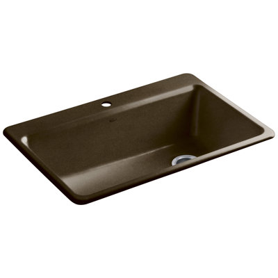 Riverby 33 L X 22 W X 9 58 Top Mount Single Bowl Kitchen Sink With