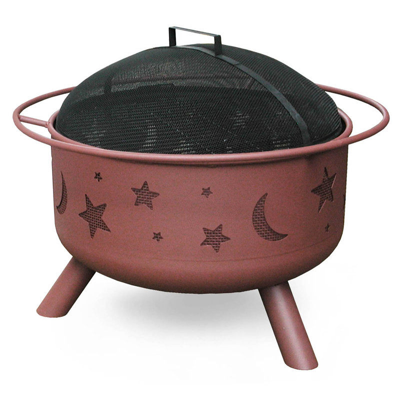 Landmann Big Sky Stars And Moon Steel Wood Burning Fire Pit