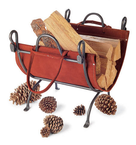 Folding Log Carrier by Pilgrim Hearth