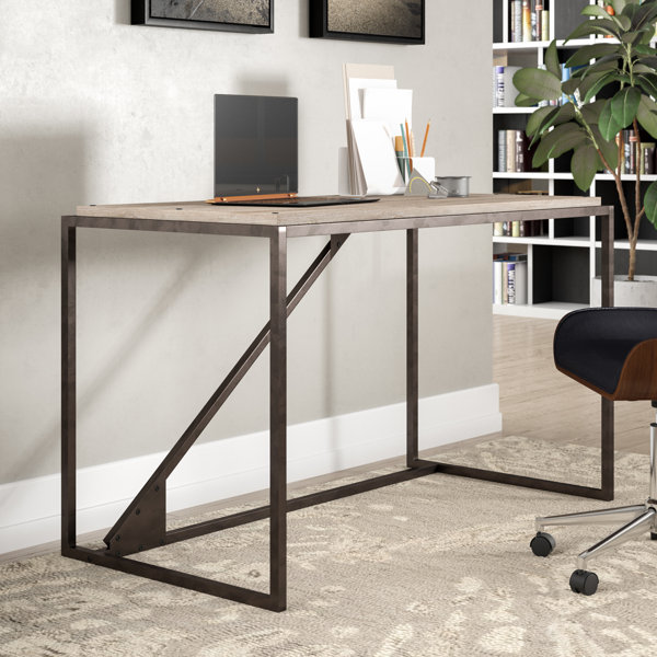 Rosemarie Industrial Writing Desk by Greyleigh