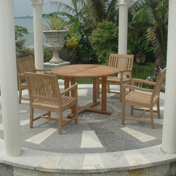 Tosca 5 Piece Teak Dining Set by Anderson Teak