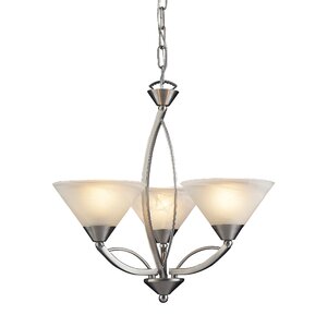 Beecroft 3-Light Shaded Chandelier