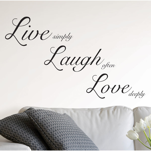 LIVE LAUGH LOVE Wall Art Decal Vinyl Quote Saying 60/"