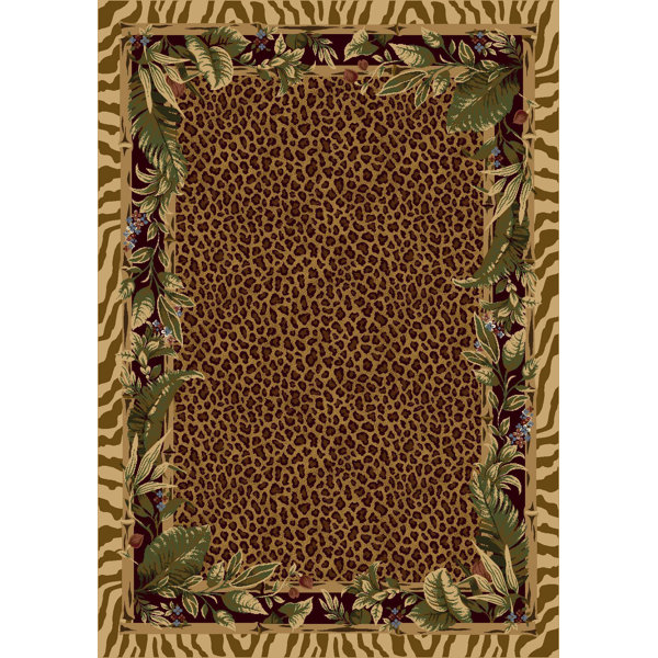 Signature Jungle Safari Pale Topaz Area Rug by Milliken