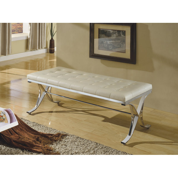 Maddock Elegant Upholstered Bench By House Of Hampton Best #1