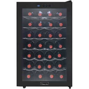 28 Bottle Single Zone Freestanding Wine Cooler