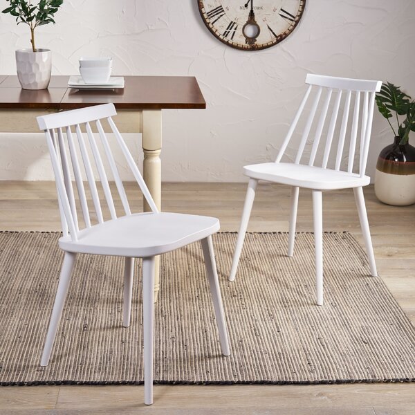 Osblek Farmhouse Spindle-Back Dining Chair (Set Of 2) By Gracie Oaks