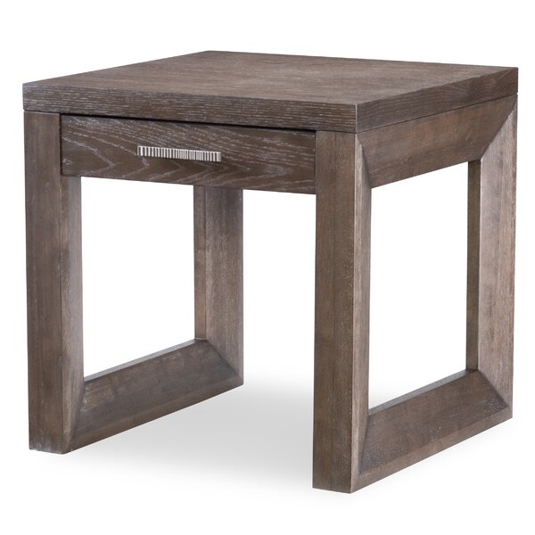 Seevers End Table With Storage By Union Rustic