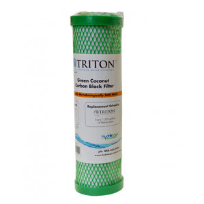 Triton Replacement Green Coconut Carbon Block Filter by Hydrologic