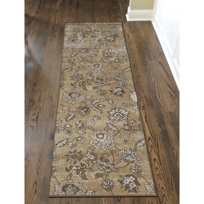 Patria Beige Area Rug Canora Grey Rug Size: Runner 2'2