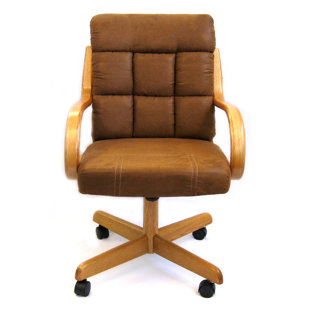 kitchen dining chairs with casters wayfair